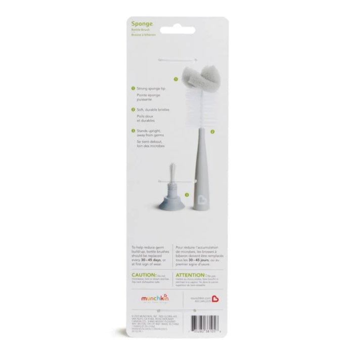 Munchkin Sponge Bottle Brush - Grey