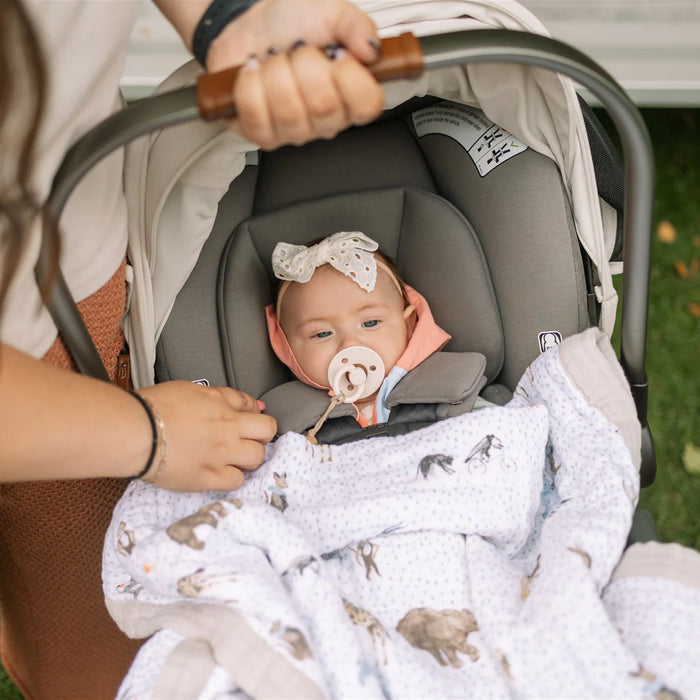 Little Unicorn Cotton Muslin Baby Quilt - Party Animals