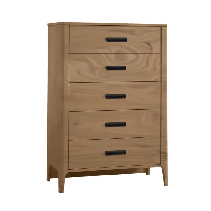 Natart Palo 5 Drawer Tall Chest - Wheat