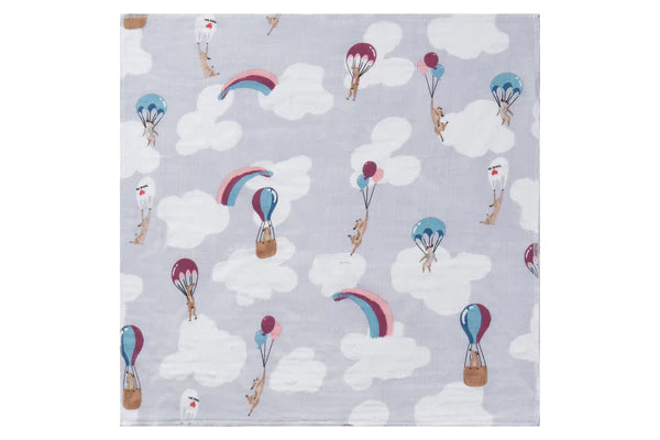 Nest Designs Bamboo Bubs Baby Washcloth Set 6pc - Sahara Sky