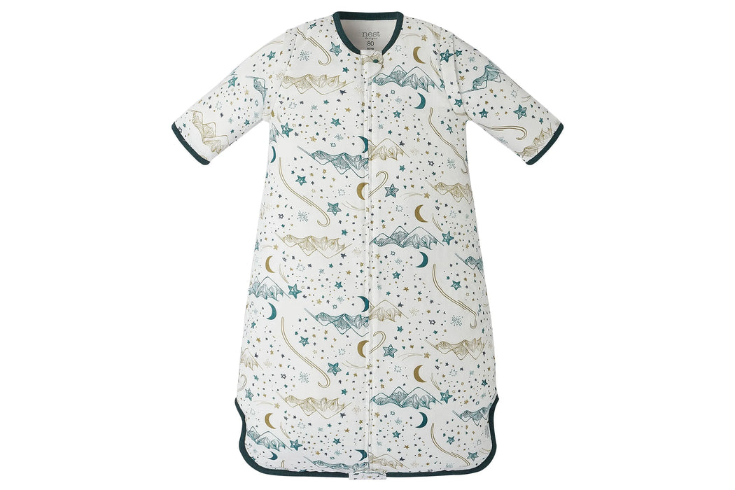 Nest Designs 3/4 Sleeve Sleep Bag 0.6T - Stars White