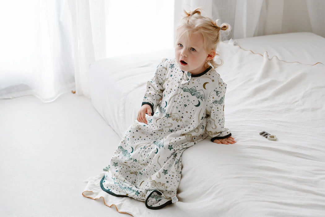 Nest Designs 3/4 Sleeve Sleep Bag 0.6T - Stars White