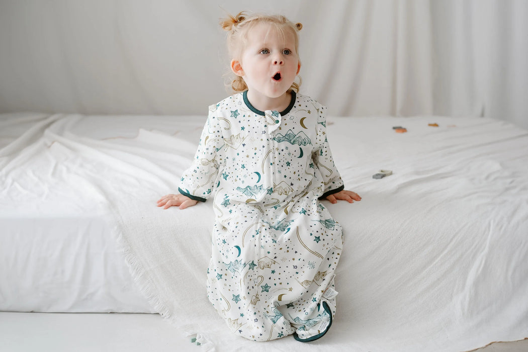 Nest Designs 3/4 Sleeve Sleep Bag 0.6T - Stars White