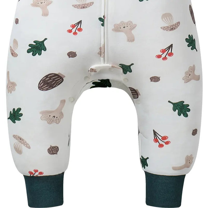 Nest Designs Long Sleeve Footed Sleep Bag 1.0Tog - Forest Forage