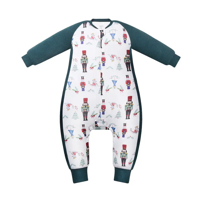 Nest Designs Bamboo Long Sleeve Footed Sleep Bag 2.5T - Nutcracker