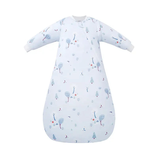 Nest Designs Removable Long Sleeve Sleep Bag 1.0T - Snowy Snuggles