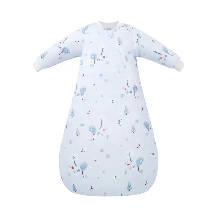 Nest Designs Removable Long Sleeve Sleep Bag 1.0T - Snowy Snuggles