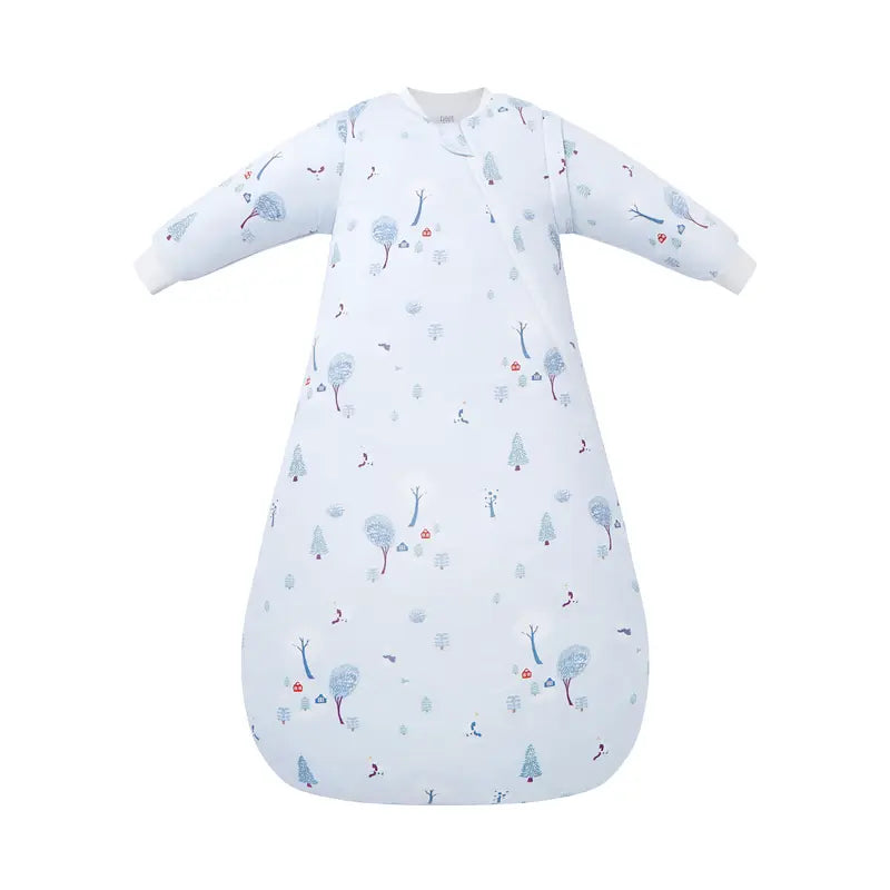 Nest Designs Removable Long Sleeve Sleep Bag 1.0T - Snowy Snuggles