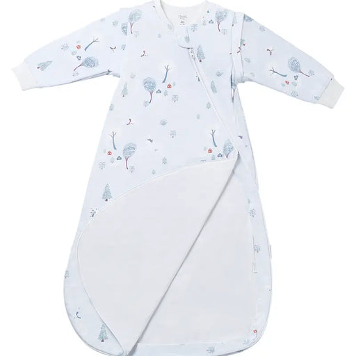 Nest Designs Removable Long Sleeve Sleep Bag 1.0T - Snowy Snuggles