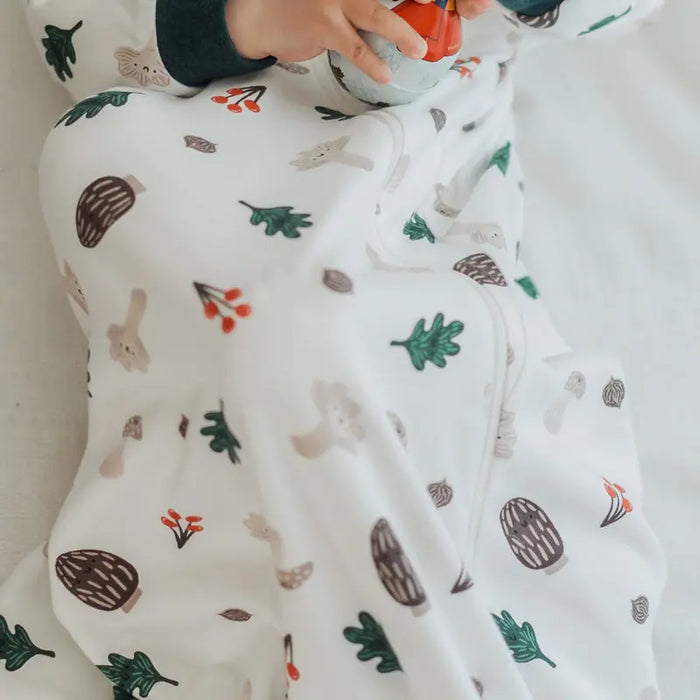 Nest Designs Removable Sleeve Sleep Bag 1.0Tog - Forest Forage