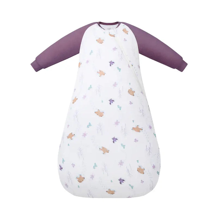 Nest Designs Raglan Long Sleeve Sleep Bag 2.5T - Snow Angels