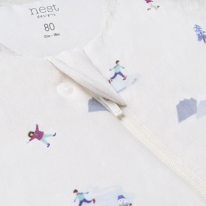 Nest Designs Raglan Long Sleeve Sleep Bag 2.5T - Frosty Fun