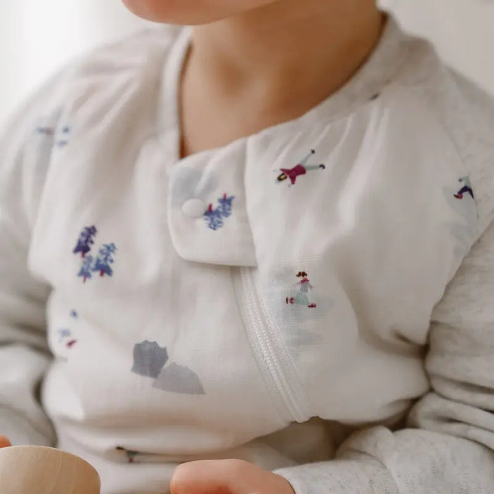 Nest Designs Raglan Long Sleeve Sleep Bag 2.5T - Frosty Fun