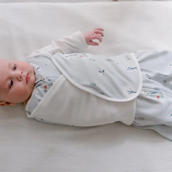 Nest Designs Swaddle Sleep Bag 0.5T - Snowy Snuggles