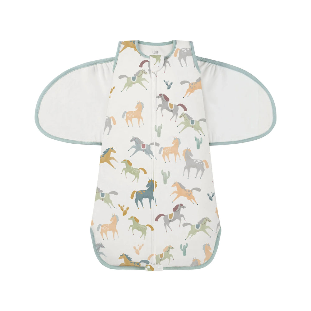 Nest Designs Swaddle Sleep Bag 0.5T - Pony Express 0-6M
