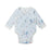 Nest Designs Long Sleeve Kimono Onesie - Snowy Snuggles