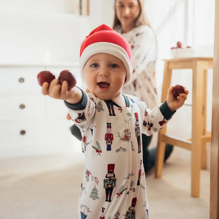 Nest Designs Long Sleeve Footed Sleeper - Nutcracker