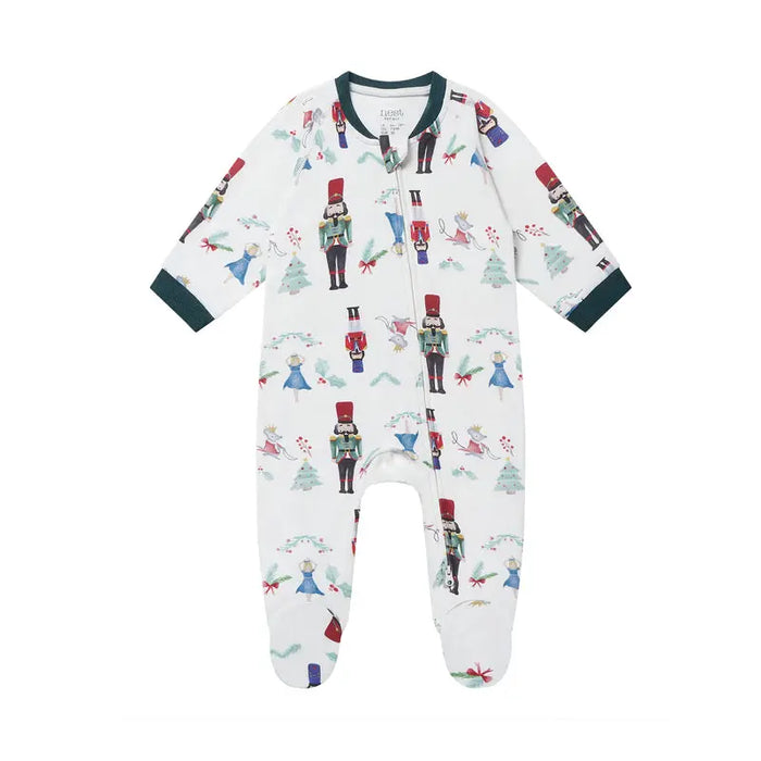 Nest Designs Long Sleeve Footed Sleeper - Nutcracker