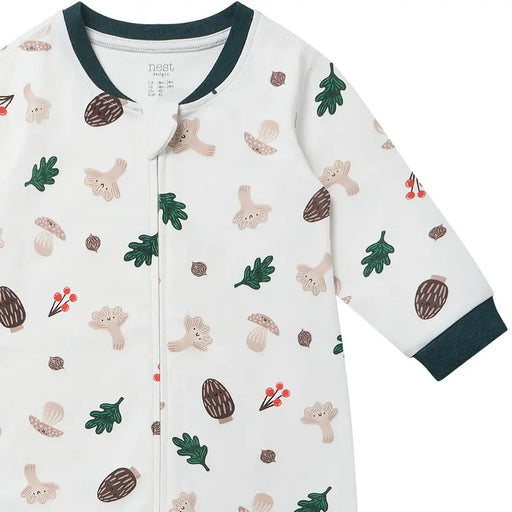Nest Designs Long Sleeve Romper - Forest Forage