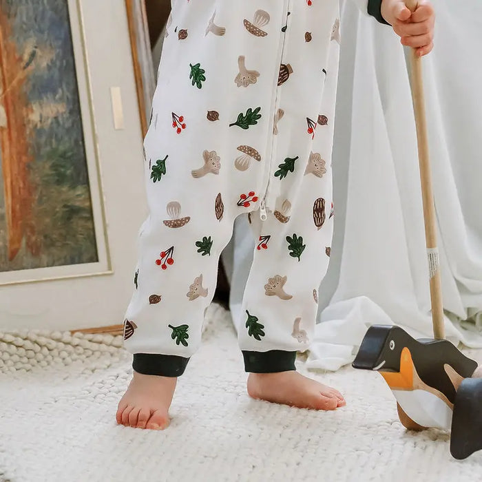 Nest Designs Long Sleeve Romper - Forest Forage