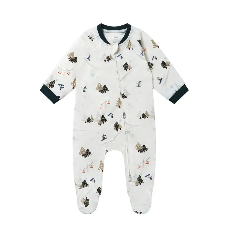 Nest Designs Long Sleeve Footed Sleeper - Chills N Thrills