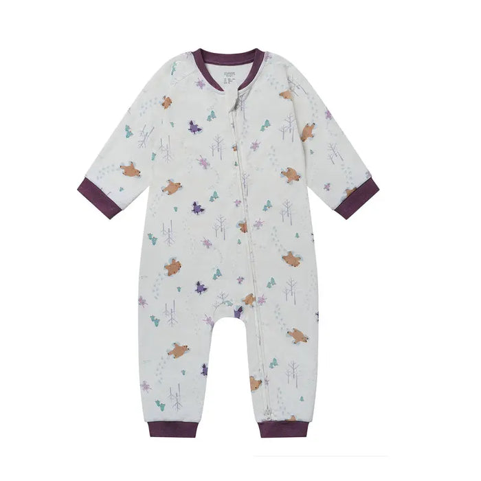 Nest Designs Long Sleeve Footless Sleeper - Snow Angels