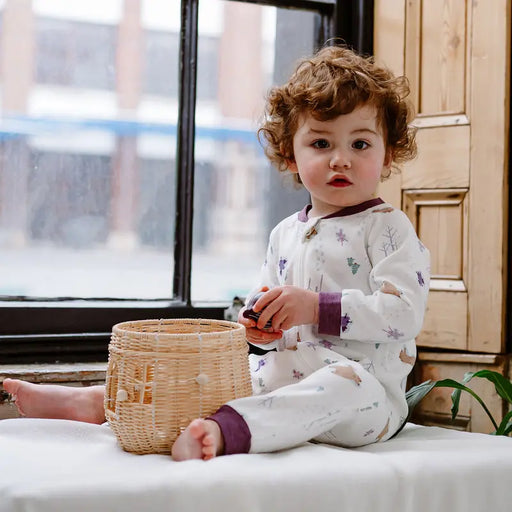 Nest Designs Long Sleeve Footless Sleeper - Snow Angels