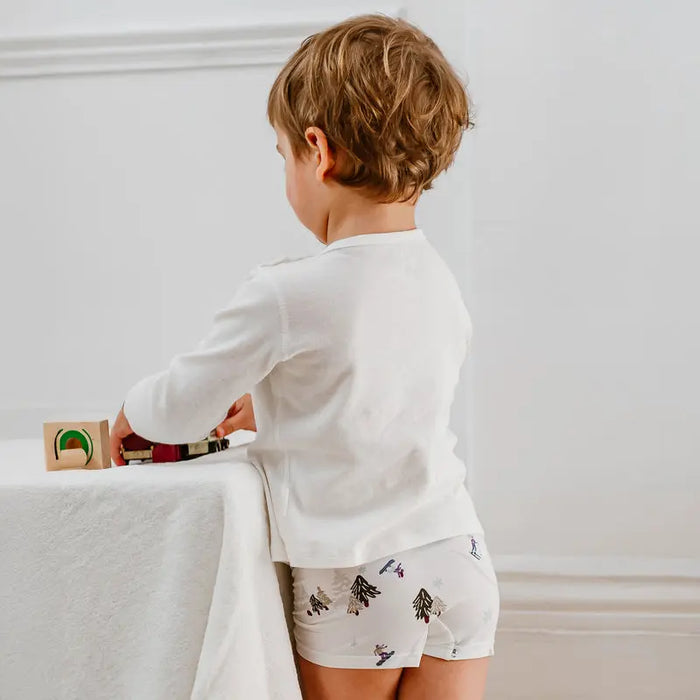 Nest Designs Boys Boxer Briefs Underwear 2pk - Winter Fun