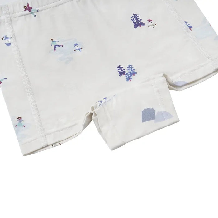 Nest Bamboo Girls Boy Short Underwear 2pk - Snow Buddies