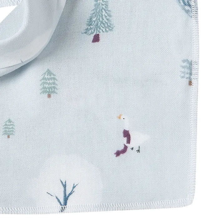 Nest Designs Baby Bamboo Bandana Bib - Snowy Snuggles