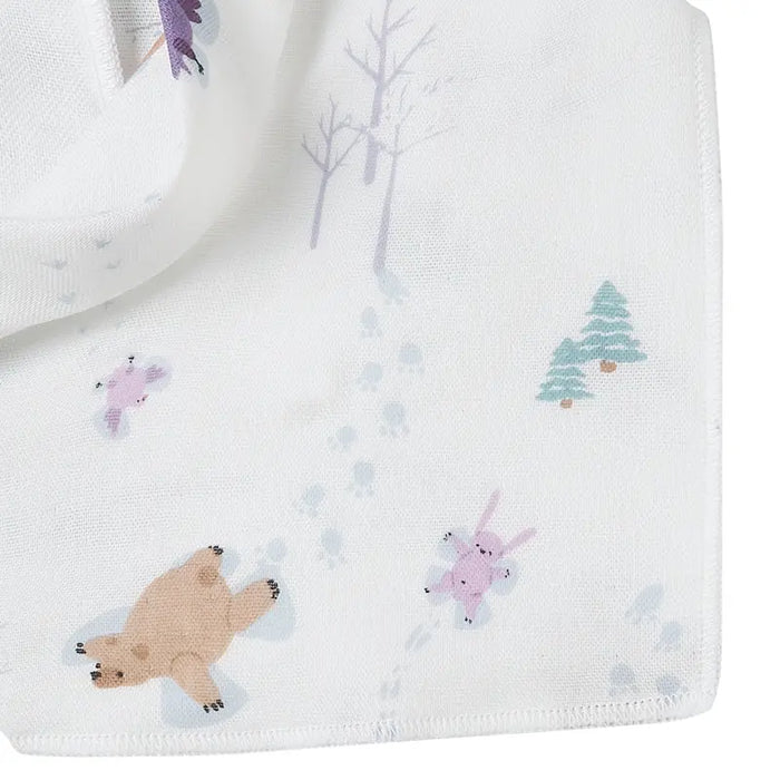 Nest Designs Baby Bamboo Bandana Bib - Snow Angels