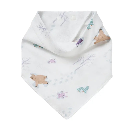 Nest Designs Baby Bamboo Bandana Bib - Snow Angels