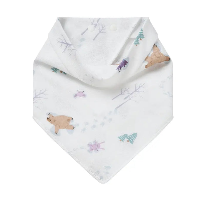 Nest Designs Baby Bamboo Bandana Bib - Snow Angels