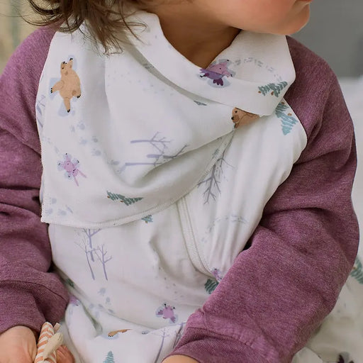 Nest Designs Baby Bamboo Bandana Bib - Snow Angels