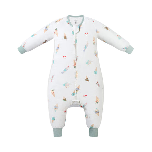 Nest Designs Long Sleeve Footed Sleep Bag 0.6Tog - Ice Cream Summer