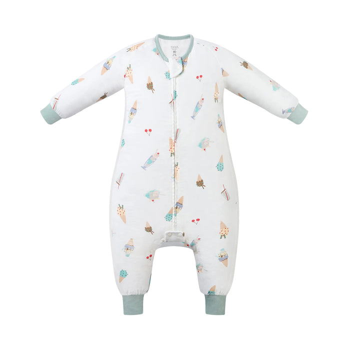 Nest Designs Long Sleeve Footed Sleep Bag 0.6Tog - Ice Cream Summer