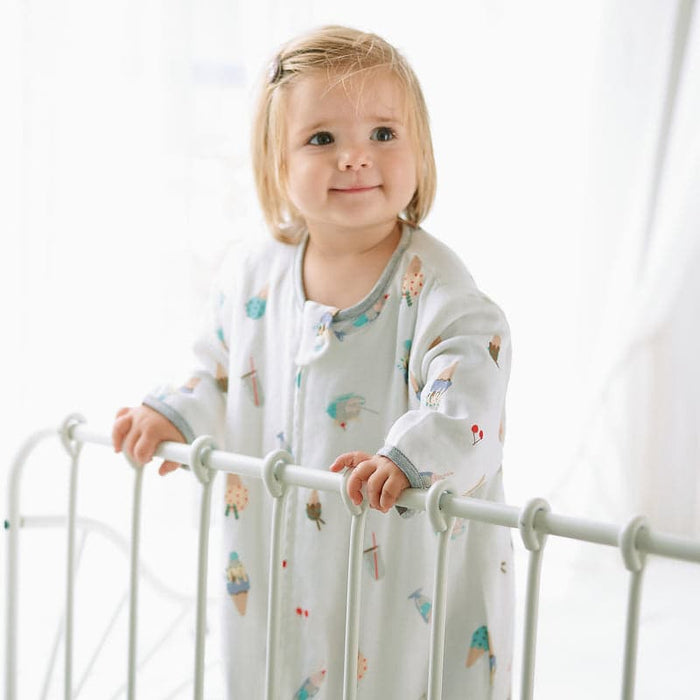 Nest Designs Removeable 3/4 Sleeve Sleep Bag 0.6Tog - Ice Cream Summer