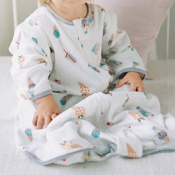 Nest Designs Removeable 3/4 Sleeve Sleep Bag 0.6Tog - Ice Cream Summer