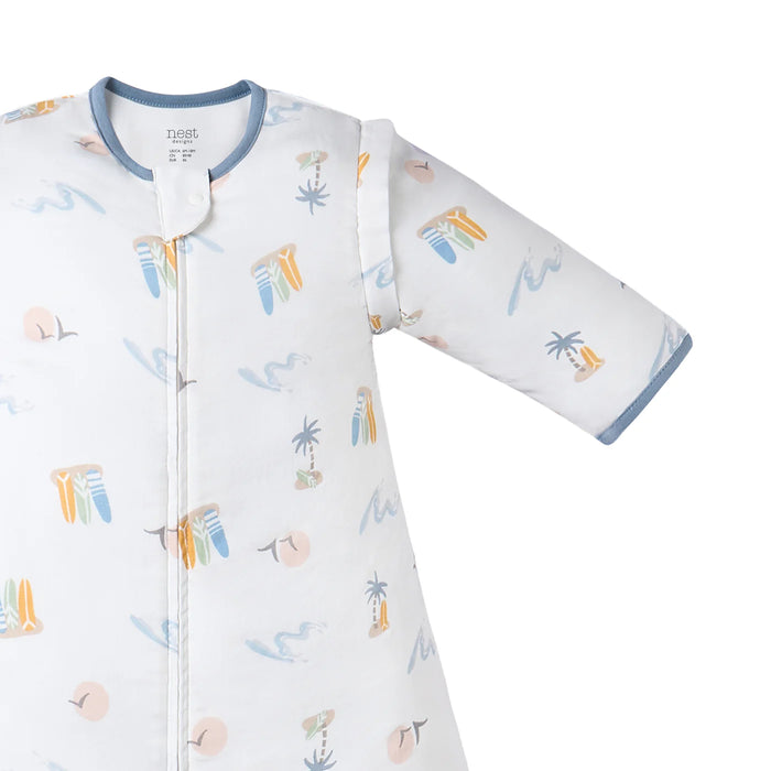 Nest Designs Removable 3/4 Sleeve Sleep Bag 0.6 - Pastel Waves