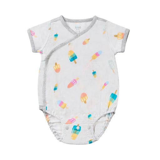 Nest Designs Short Sleeve Kimono Onesie - Summer Pops