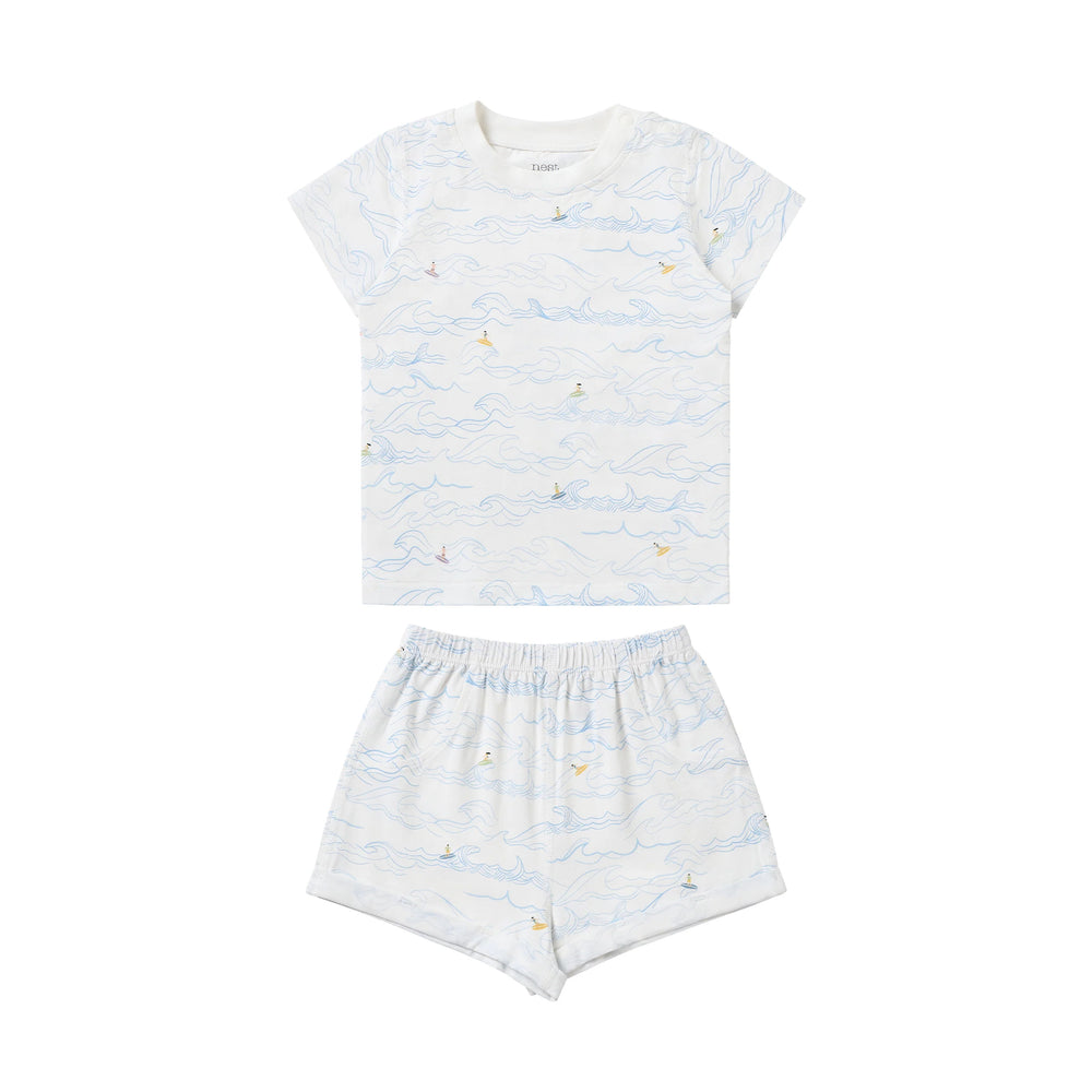 Nest Designs Short Sleeve PJ Set - Surf's Up