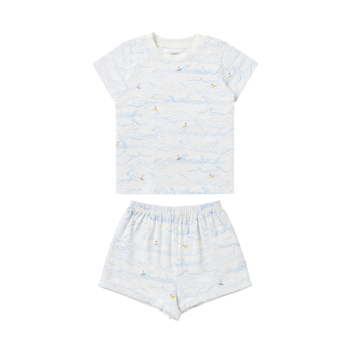 Nest Designs Short Sleeve PJ Set - Surf's Up