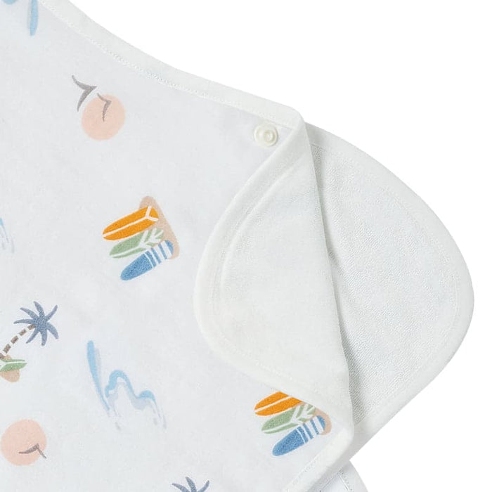 Nest Designs Burp'n Bib 2Pc - Surf Camp