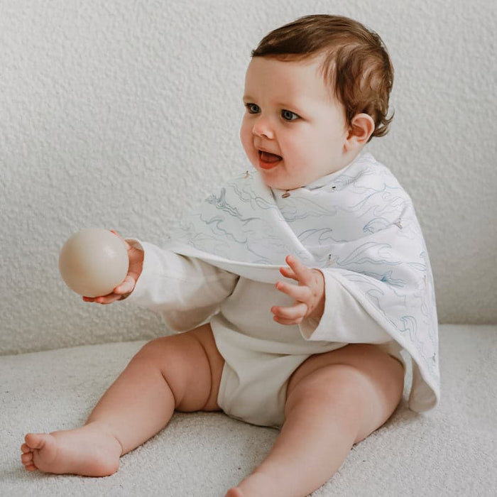 Nest Designs Burp'n Bib 2Pc - Surf Camp