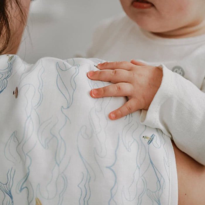 Nest Designs Burp'n Bib 2Pc - Surf Camp