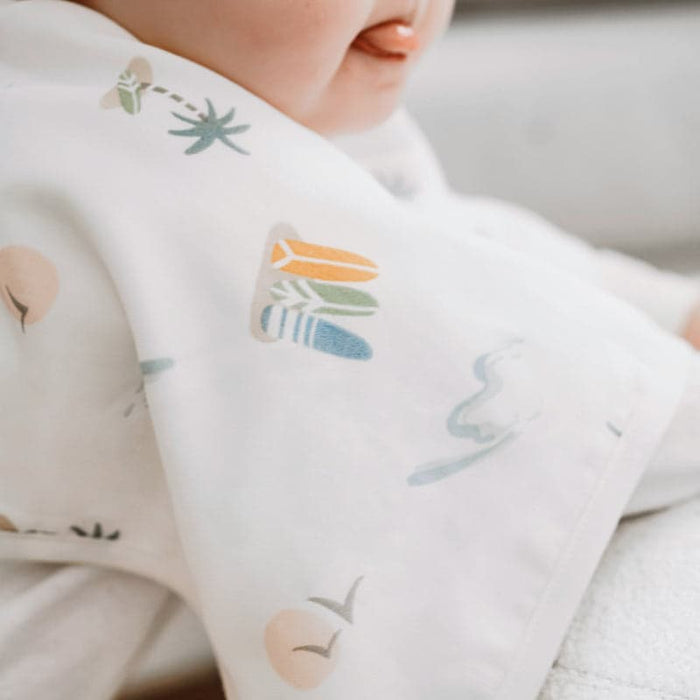 Nest Designs Burp'n Bib 2Pc - Surf Camp