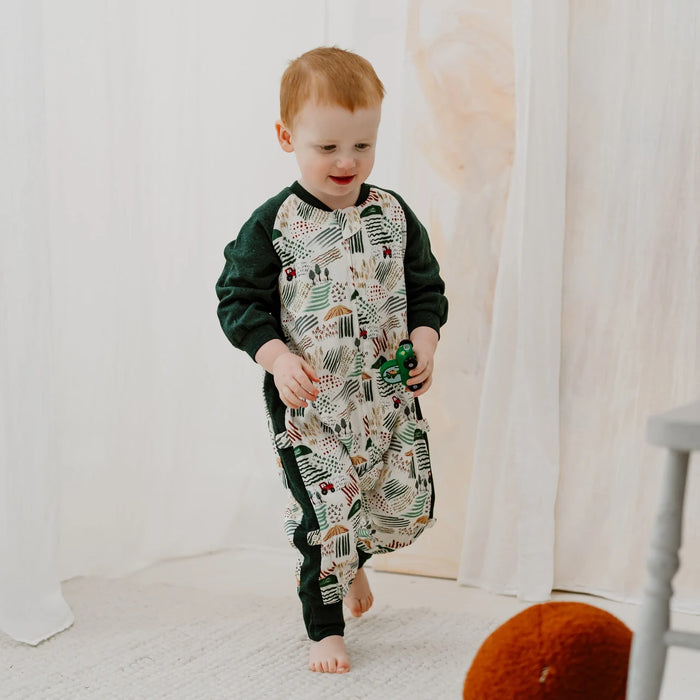 Nest Designs Long Sleeve Footed Sleep Bag 1.0T- Farmer Dell