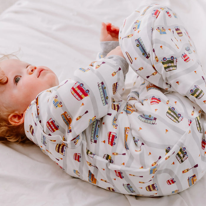 Nest Designs Removeable Sleeve Sleep Bag 1.0Tog 6-18M- Wheels On The Bus