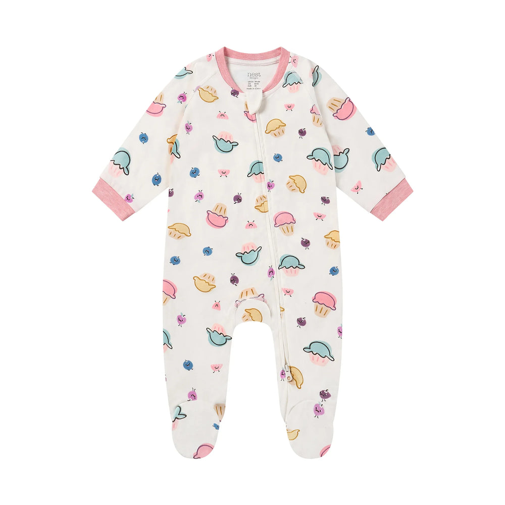 Nest Designs Long Sleeve Footless Sleeper - Muffin Man