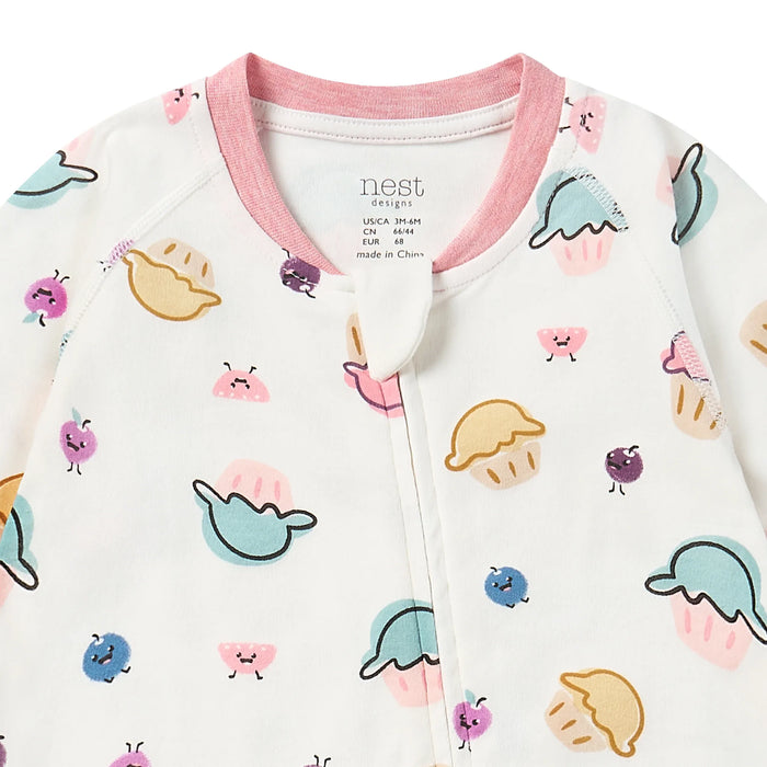 Nest Designs Long Sleeve Footless Sleeper - Muffin Man